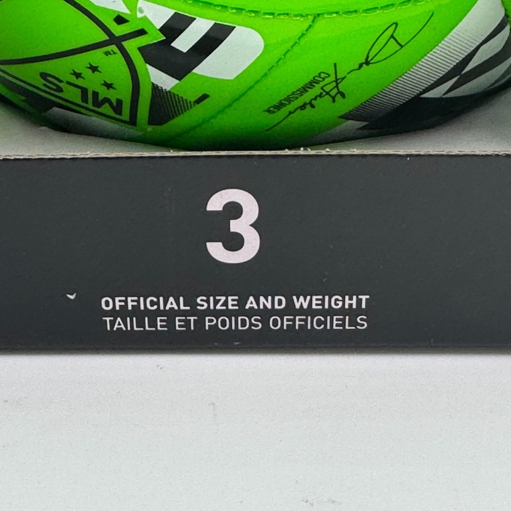 Adidas MLS Club Soccer Ball Size 3 Green Training Ball NEW - Picture 4 of 6